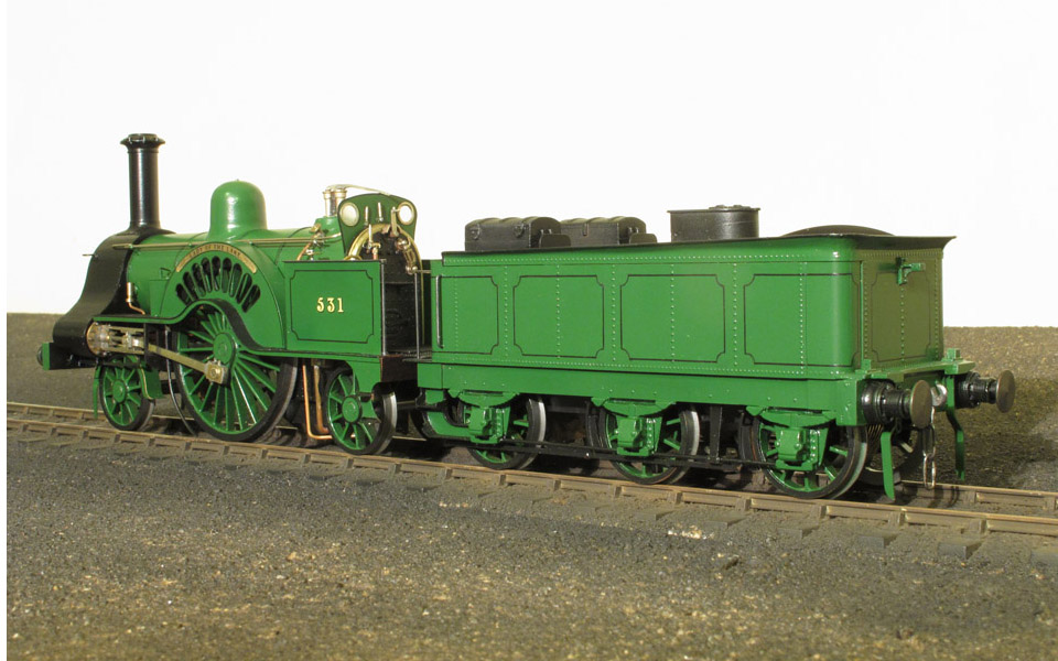 This is an LNWR Lady of the Lake in its original Ramsbottom form and livery